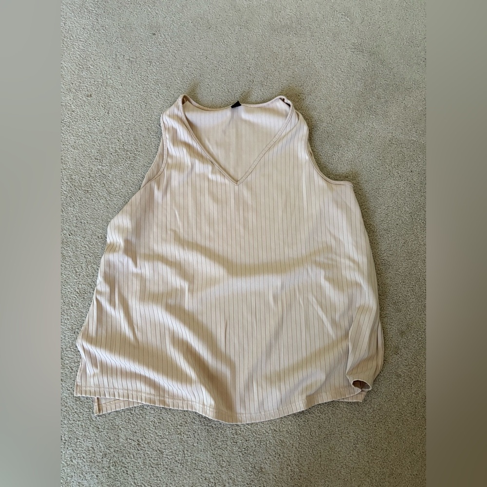 Sleeveless Ribbed Top